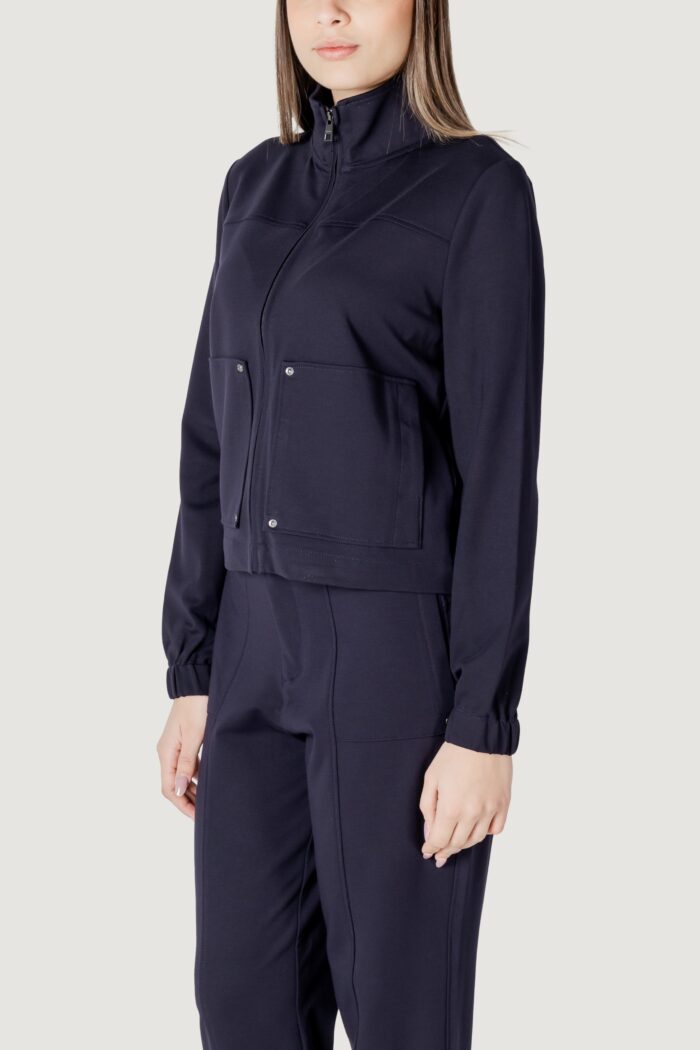 Giacchetto Street One zip_jacket_loose fit_ set Blue scuro