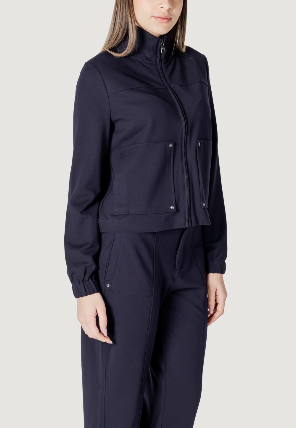 Giacchetto Street One zip_jacket_loose fit_ set Blue scuro - Foto 3