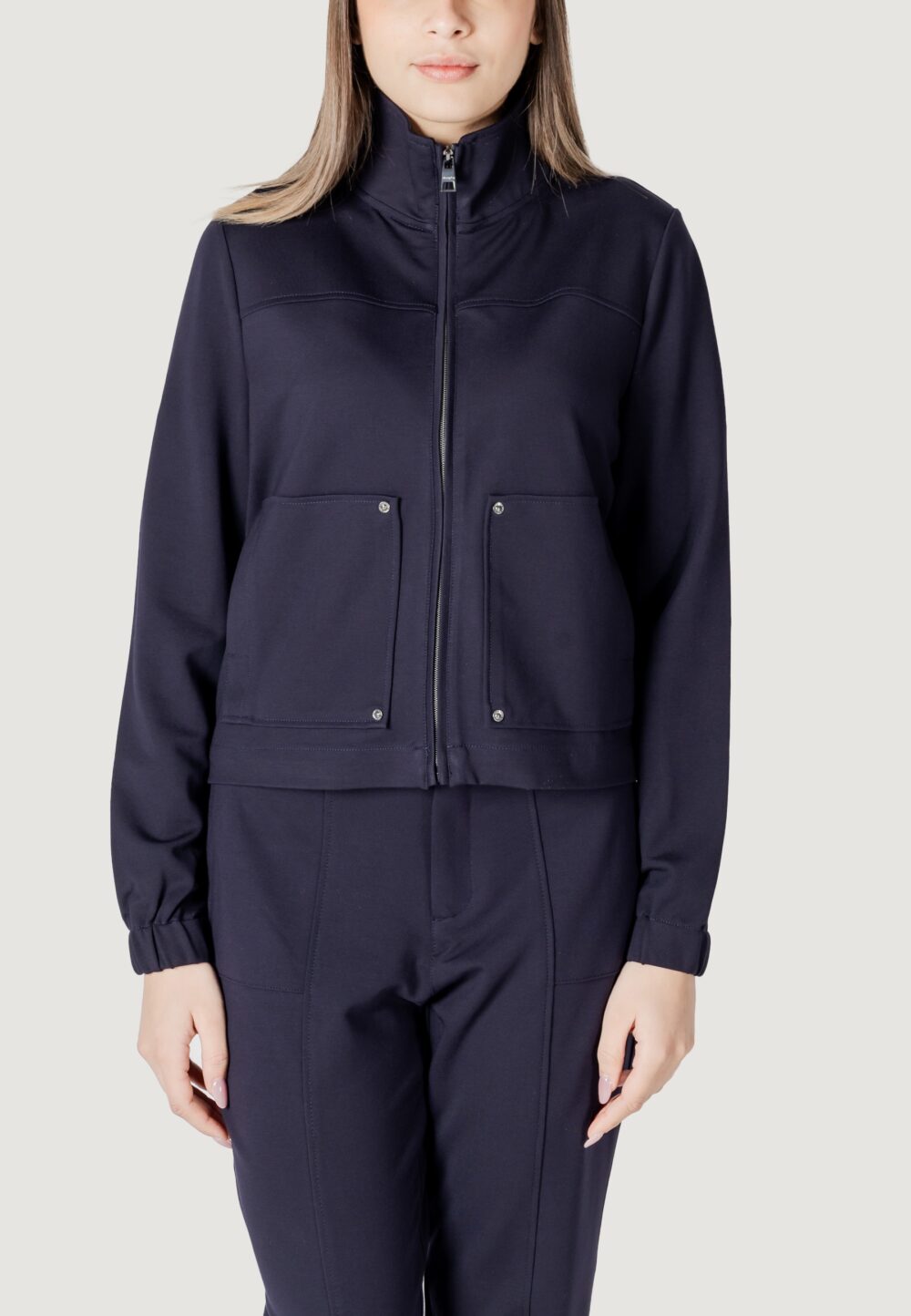 Giacchetto Street One zip_jacket_loose fit_ set Blue scuro - Foto 5