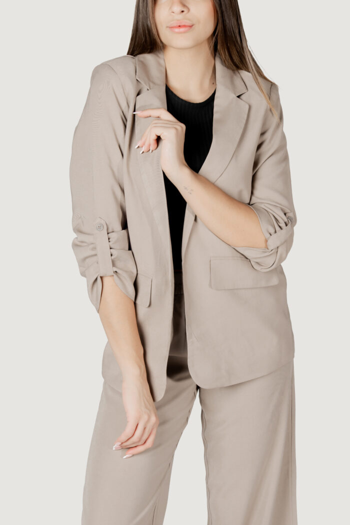 Giacca Only onlaris life 3/4 loose blazer cc tlr Taupe
