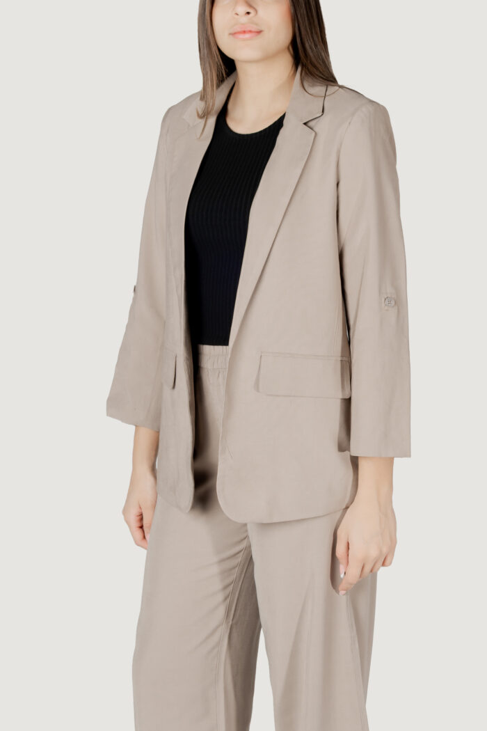 Giacca Only onlaris life 3/4 loose blazer cc tlr Taupe