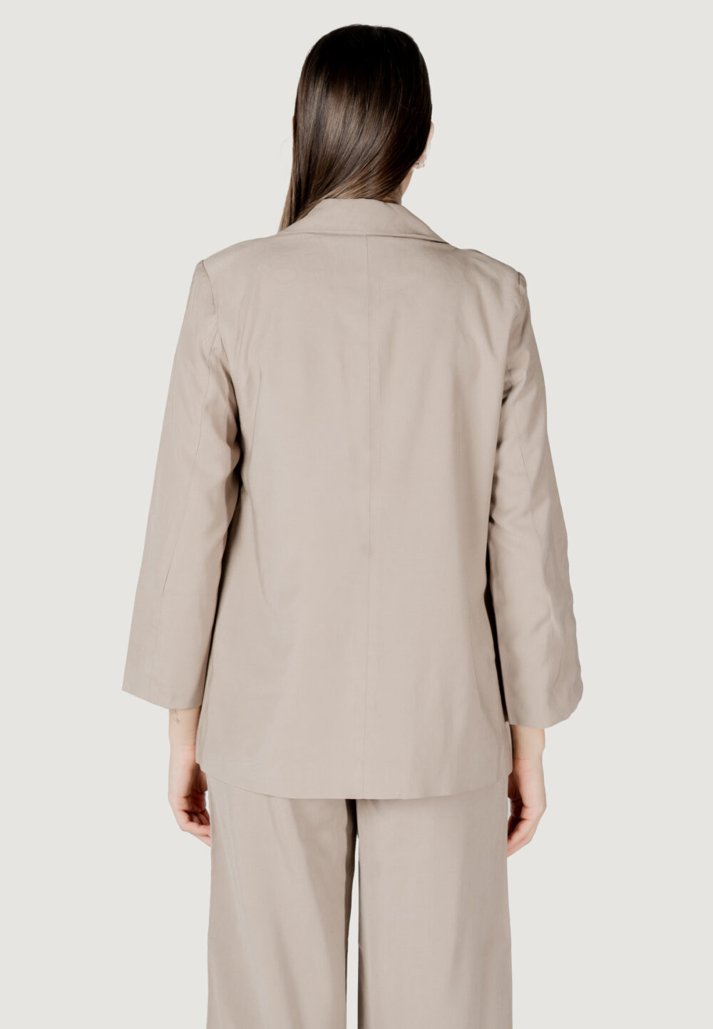 Giacca Only onlaris life 3/4 loose blazer cc tlr Taupe - Foto 4