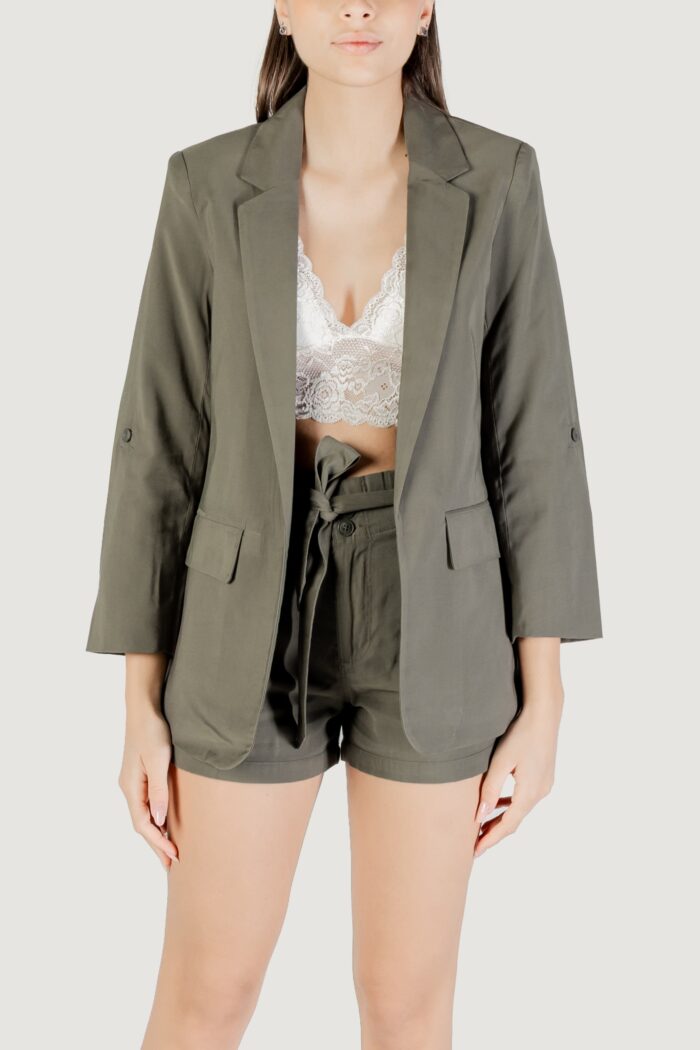 Giacca Only onlaris life 3/4 loose blazer cc tlr Verde Oliva