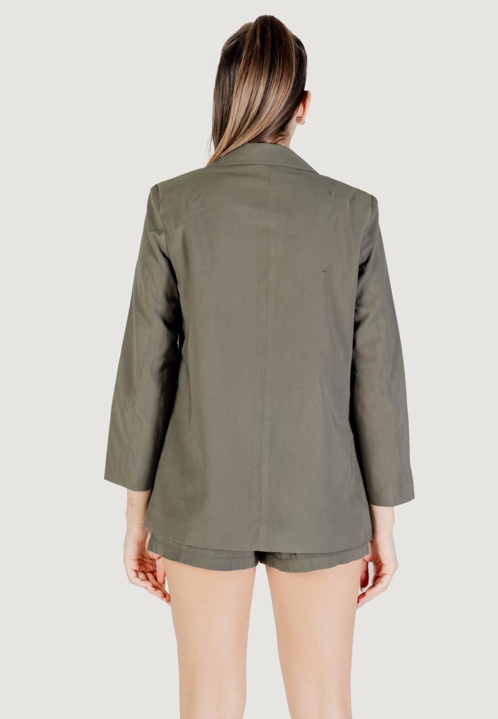 Giacca Only onlaris life 3/4 loose blazer cc tlr Verde Oliva - Foto 4