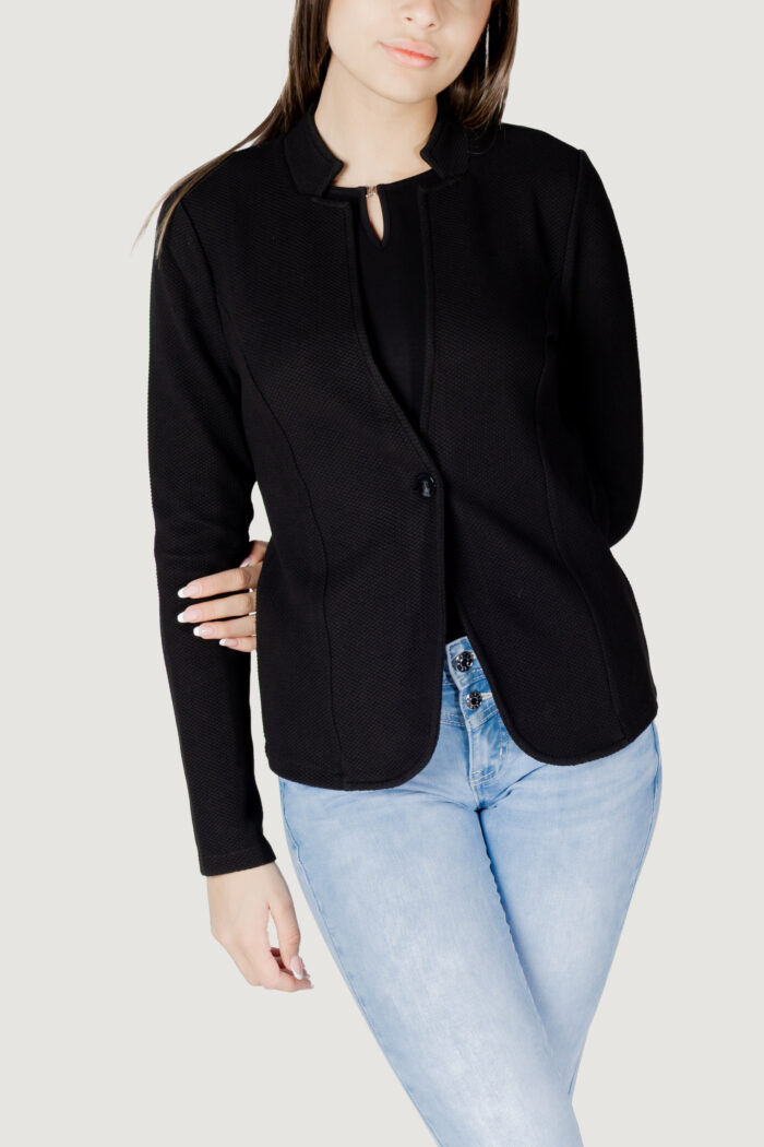 Giacca Street One jaquard blazer Nero