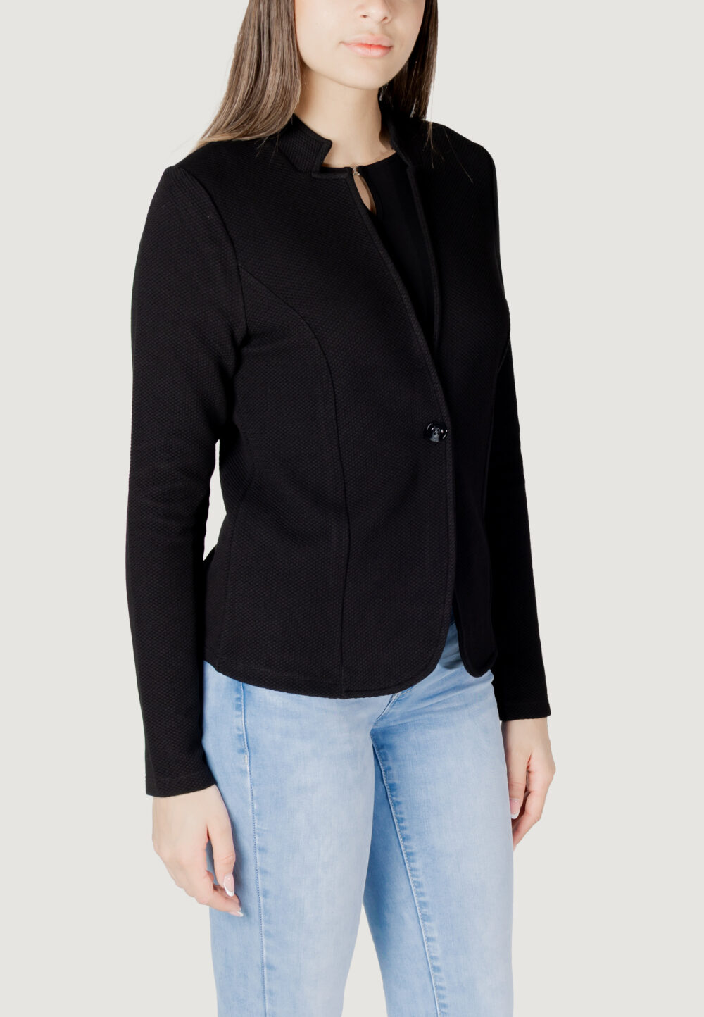 Giacca Street One jaquard blazer Nero - Foto 3