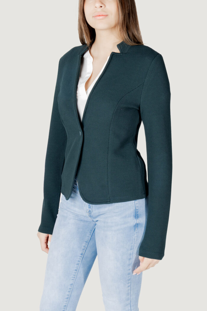 Giacca Street One jaquard blazer Verde Scuro