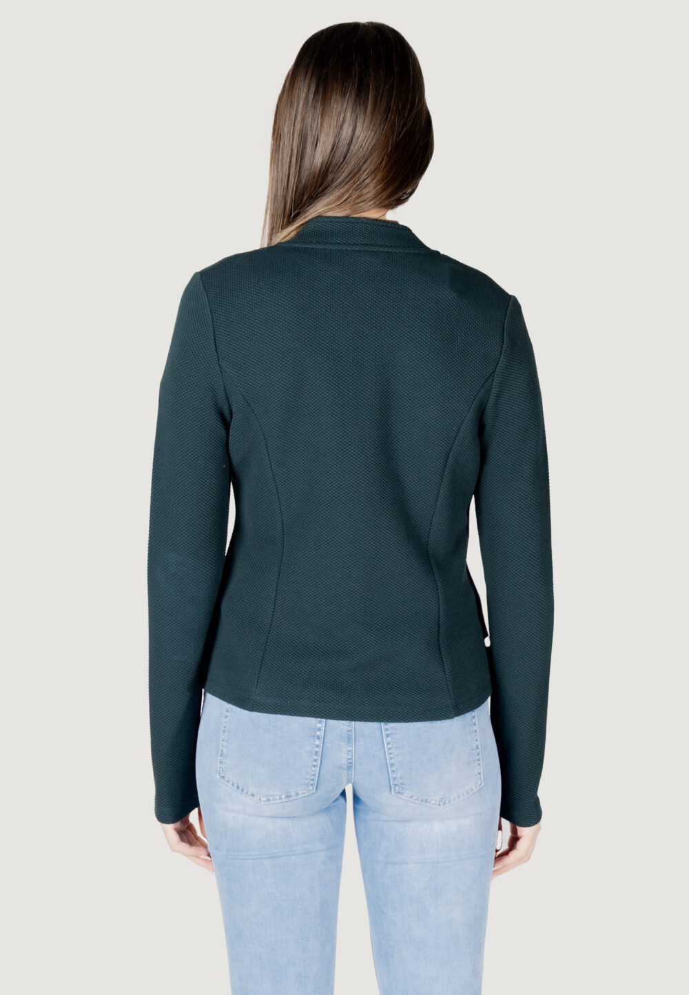 Giacca Street One jaquard blazer Verde Scuro - Foto 4