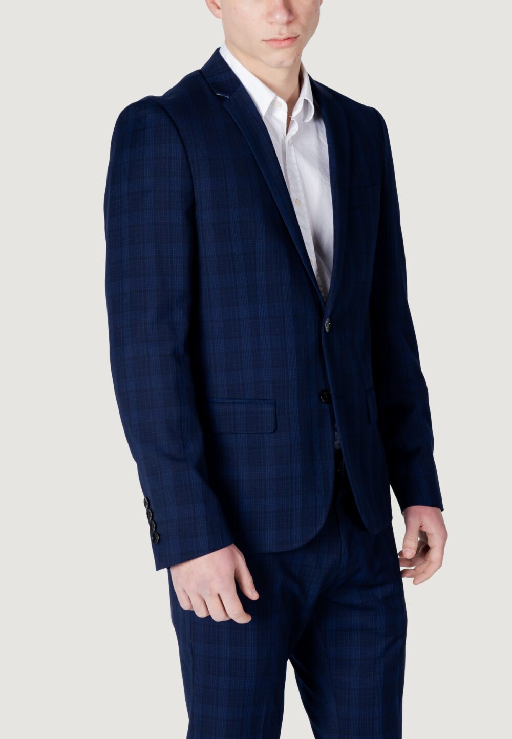 Giacca da completo Antony Morato bonnie slim fit galles pattern Blu marine - Foto 3