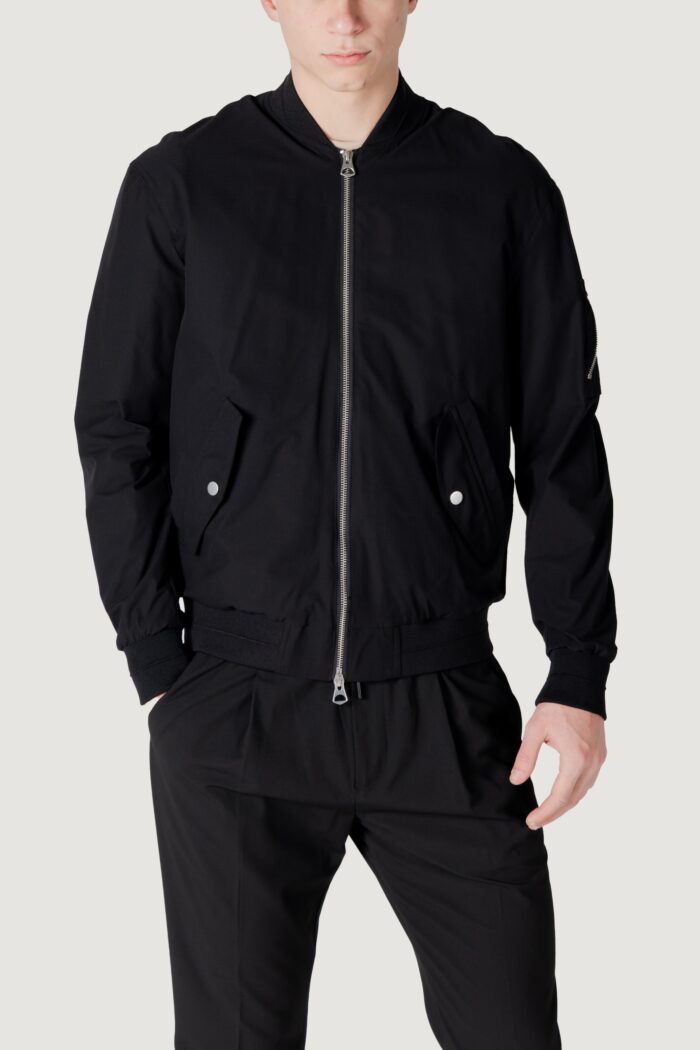 Giacchetto Antony Morato regular fit with metal logo Nero