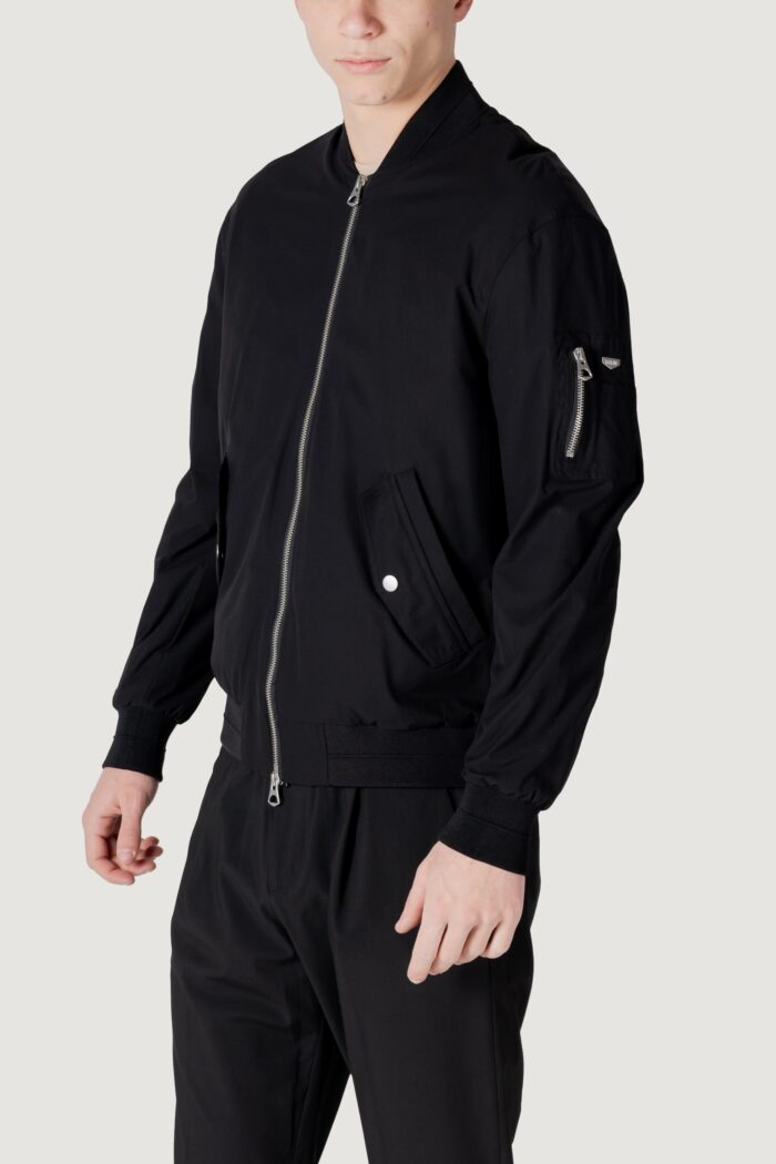 Giacchetto Antony Morato regular fit with metal logo Nero