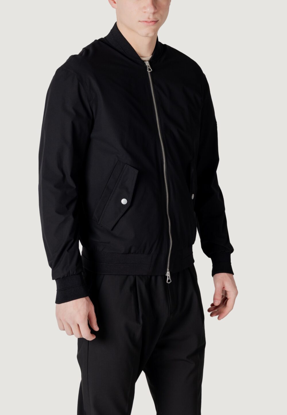 Giacchetto Antony Morato regular fit with metal logo Nero - Foto 3