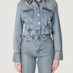 Giacchetto Only onlhollywood crystal jacket red dnm cro Denim chiaro - Foto 1