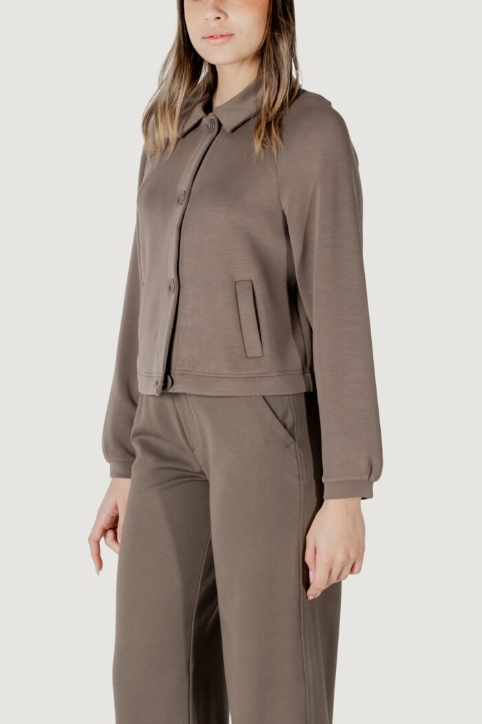 Giacchetto Street One ltd qr silk look short Terra – Fango