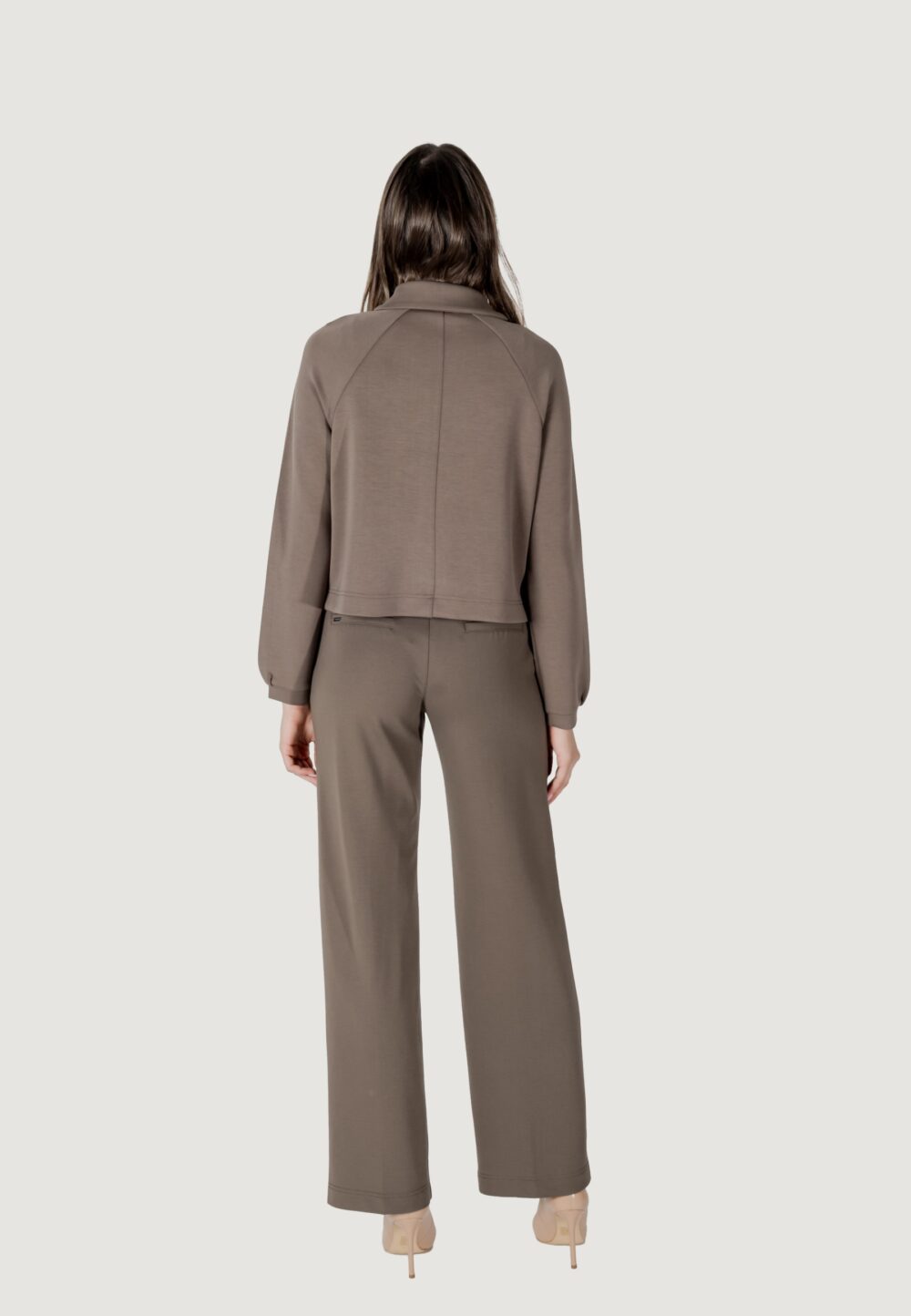 Giacchetto Street One ltd qr silk look short Terra - Fango - Foto 4