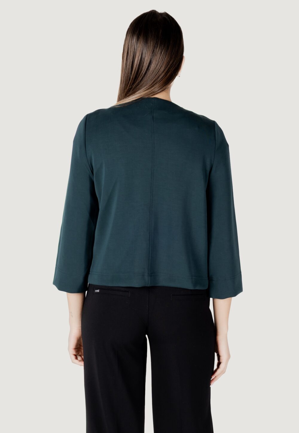 Giacchetto Street One silk look jacket Verde Scuro - Foto 4