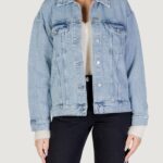 Giacchetto Vero Moda vmtessa ls oversize denim jacket ga noos Denim chiaro - Foto 1