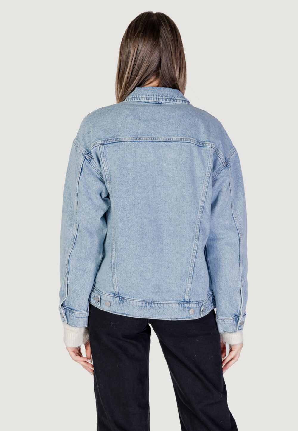 Giacchetto Vero Moda vmtessa ls oversize denim jacket ga noos Denim chiaro - Foto 4