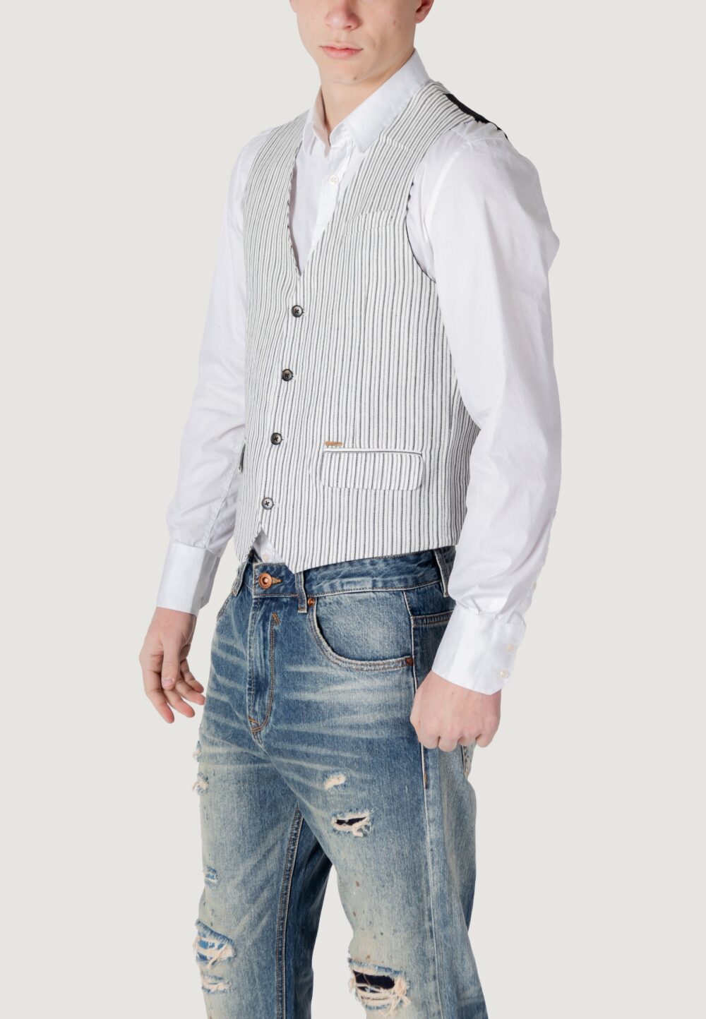 Gilet Casual Gianni Lupo Nero - Foto 2