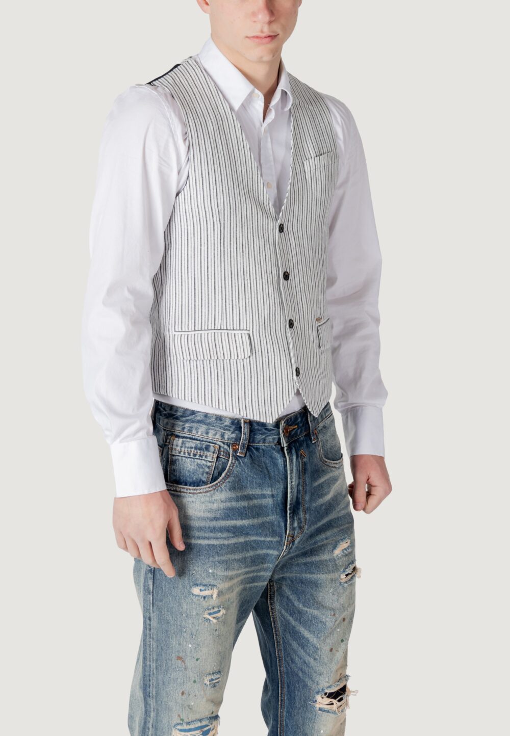 Gilet Casual Gianni Lupo Nero - Foto 4