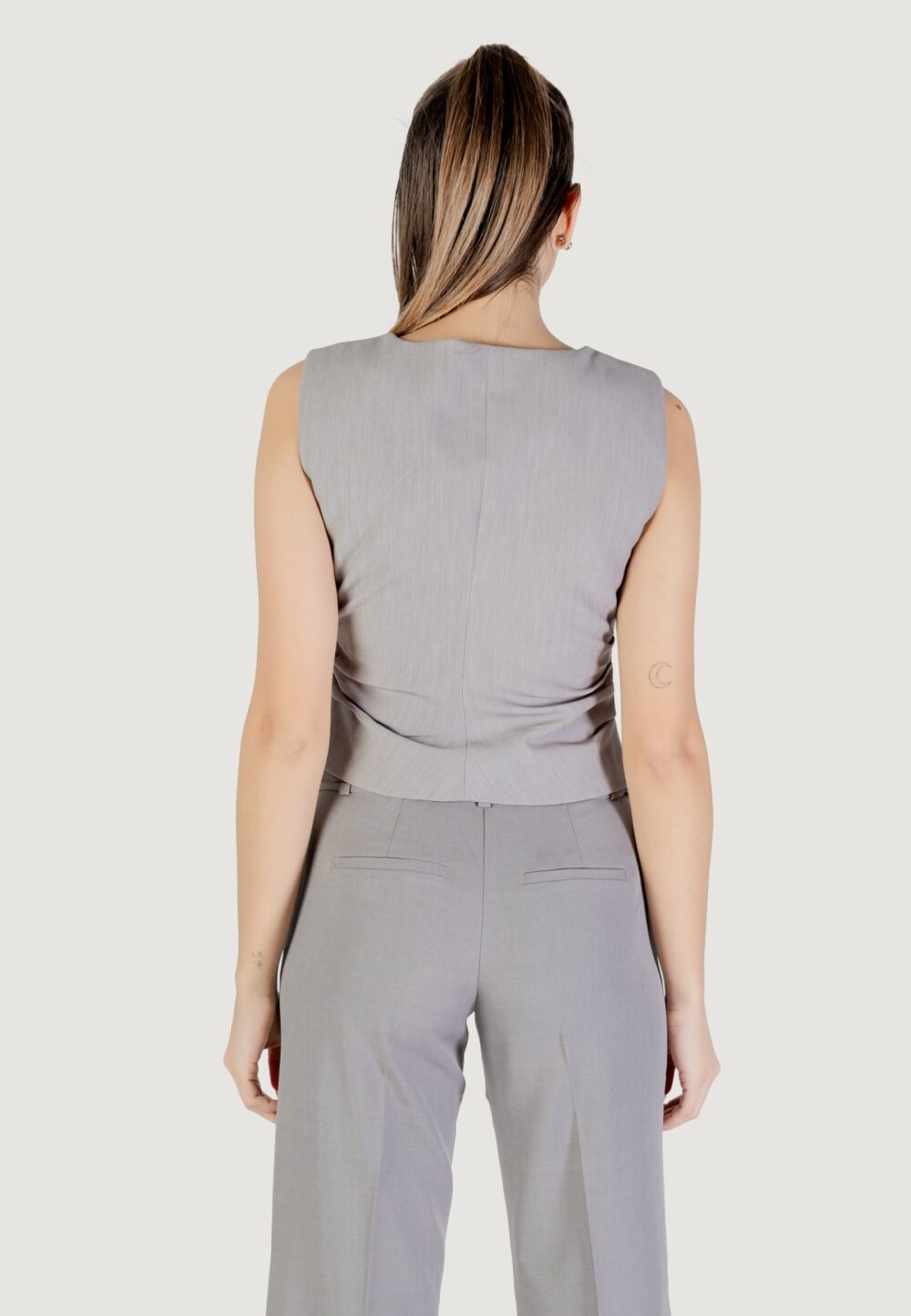 Gilet da completo Only onlraven life s/l rush fit vest cc tlr Grigio Chiaro - Foto 5