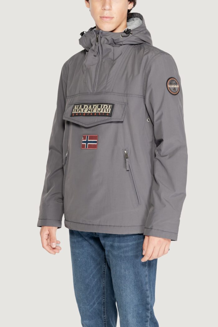 Giubbotto Napapijri rainforest pocket 2 Grigio Scuro