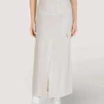 Gonna lunga Jacqueline de Yong jdyluna maxi hw skirt tlr Avorio - Foto 1