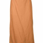 Gonna lunga Patrizia Pepe Beige scuro - Foto 1