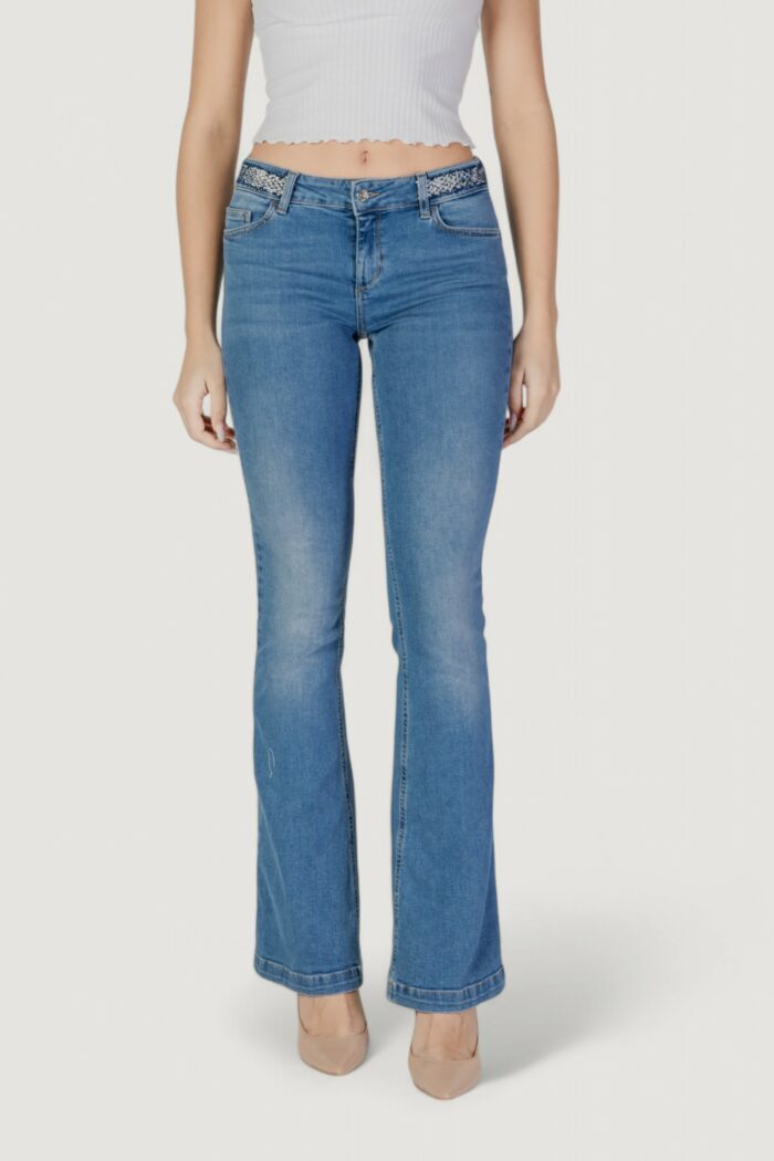 Jeans bootcut Liu-Jo b.up beat reg.w.braid Denim chiaro