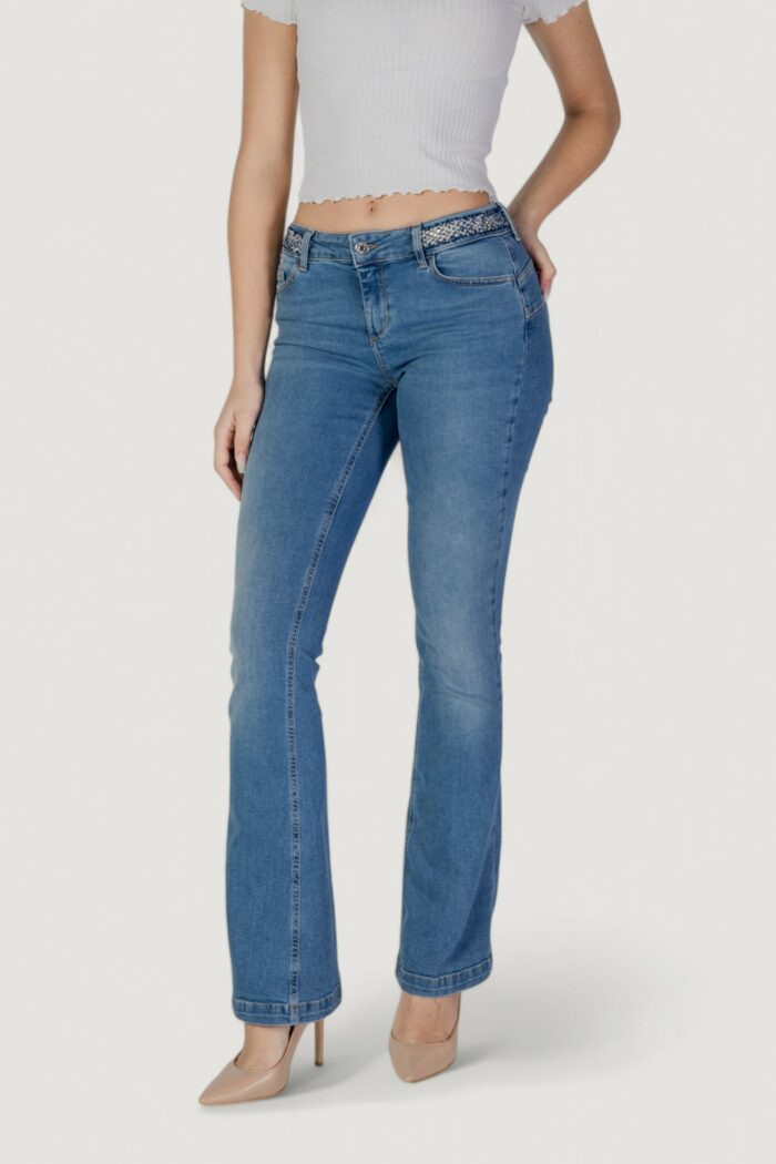 Jeans bootcut Liu-Jo b.up beat reg.w.braid Denim chiaro