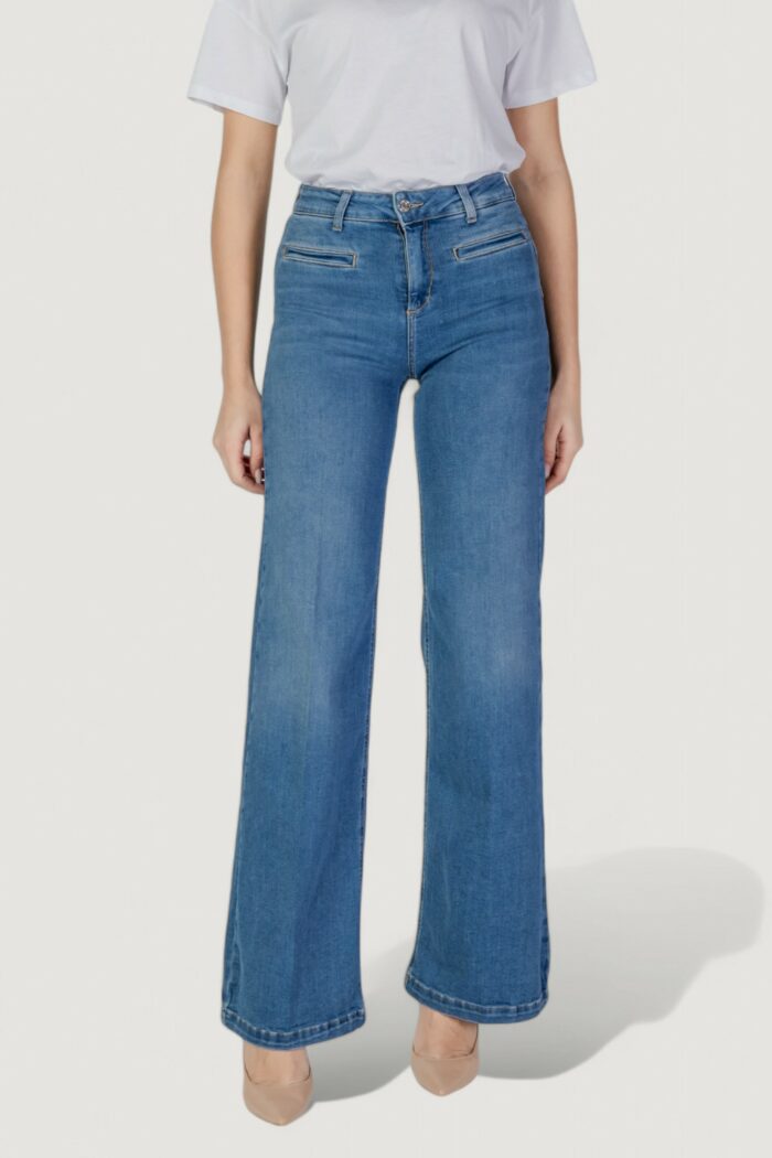 Jeans bootcut Liu-Jo ecs b.up parfait flare h.w. Denim chiaro