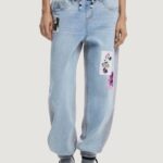 Jeans baggy Desigual denim_minnie Denim chiaro - Foto 1