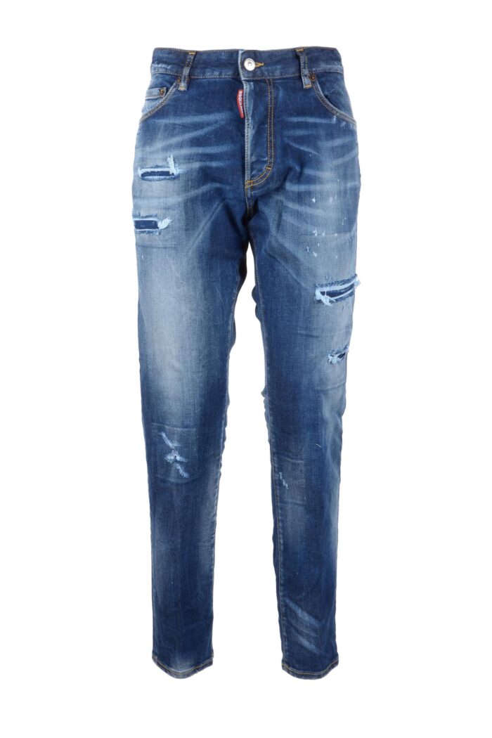 Jeans mom Dsquared2  Blu