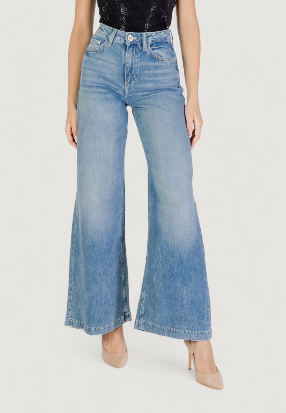Jeans larghi Guess bellagio Denim chiaro - Foto 1