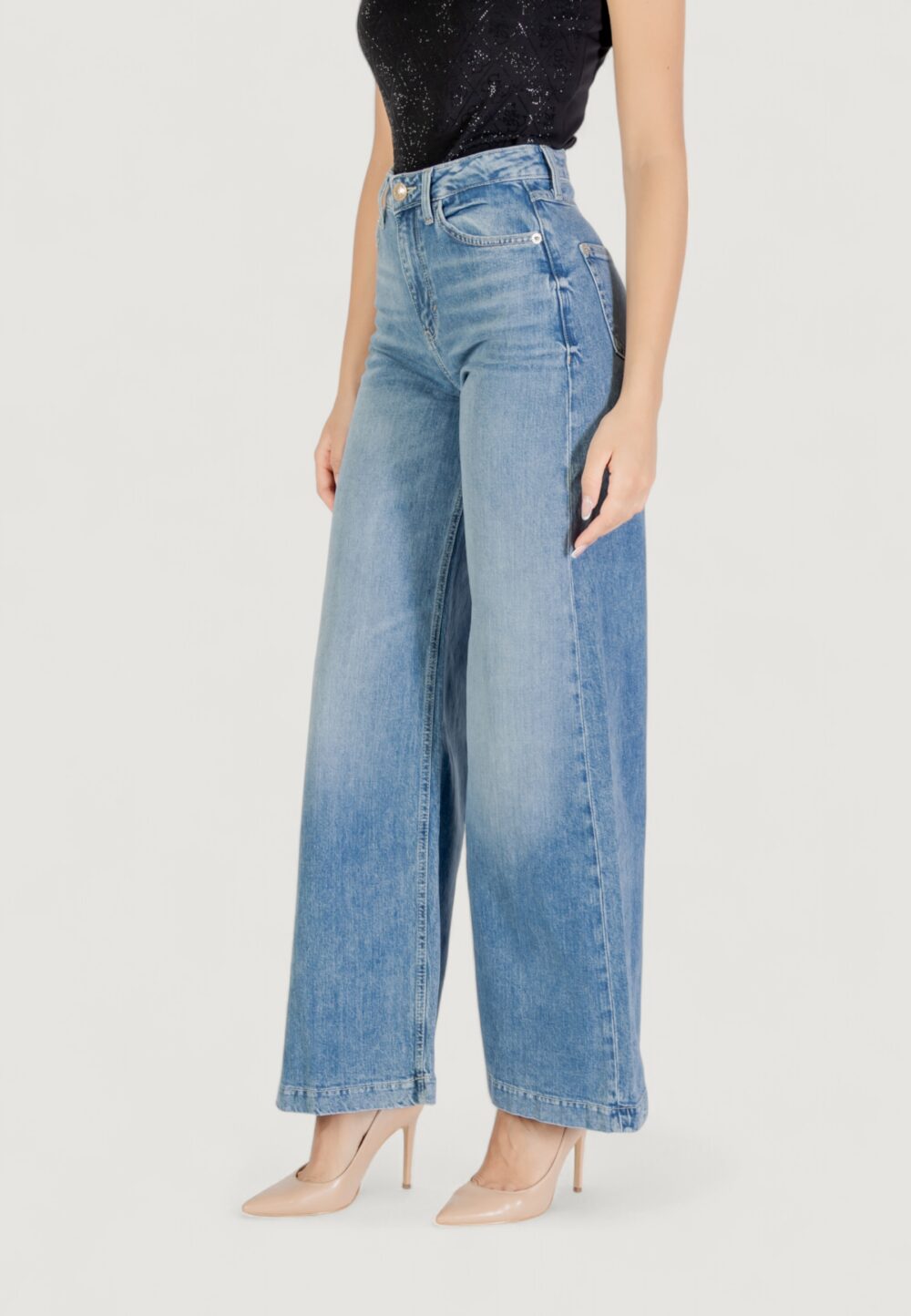 Jeans larghi Guess bellagio Denim chiaro - Foto 2