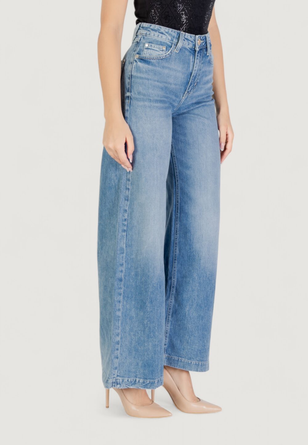 Jeans larghi Guess bellagio Denim chiaro - Foto 3