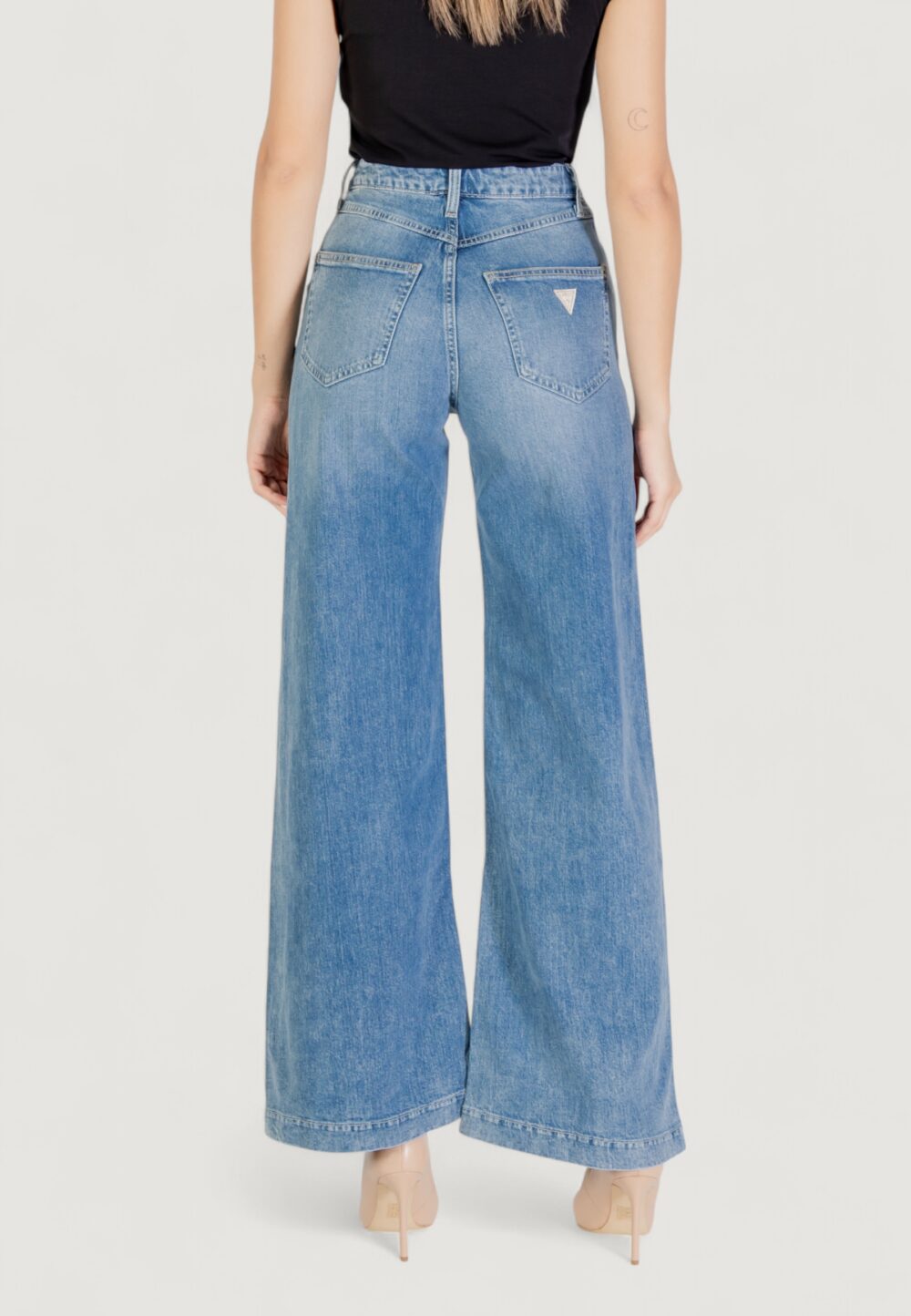 Jeans larghi Guess bellagio Denim chiaro - Foto 4