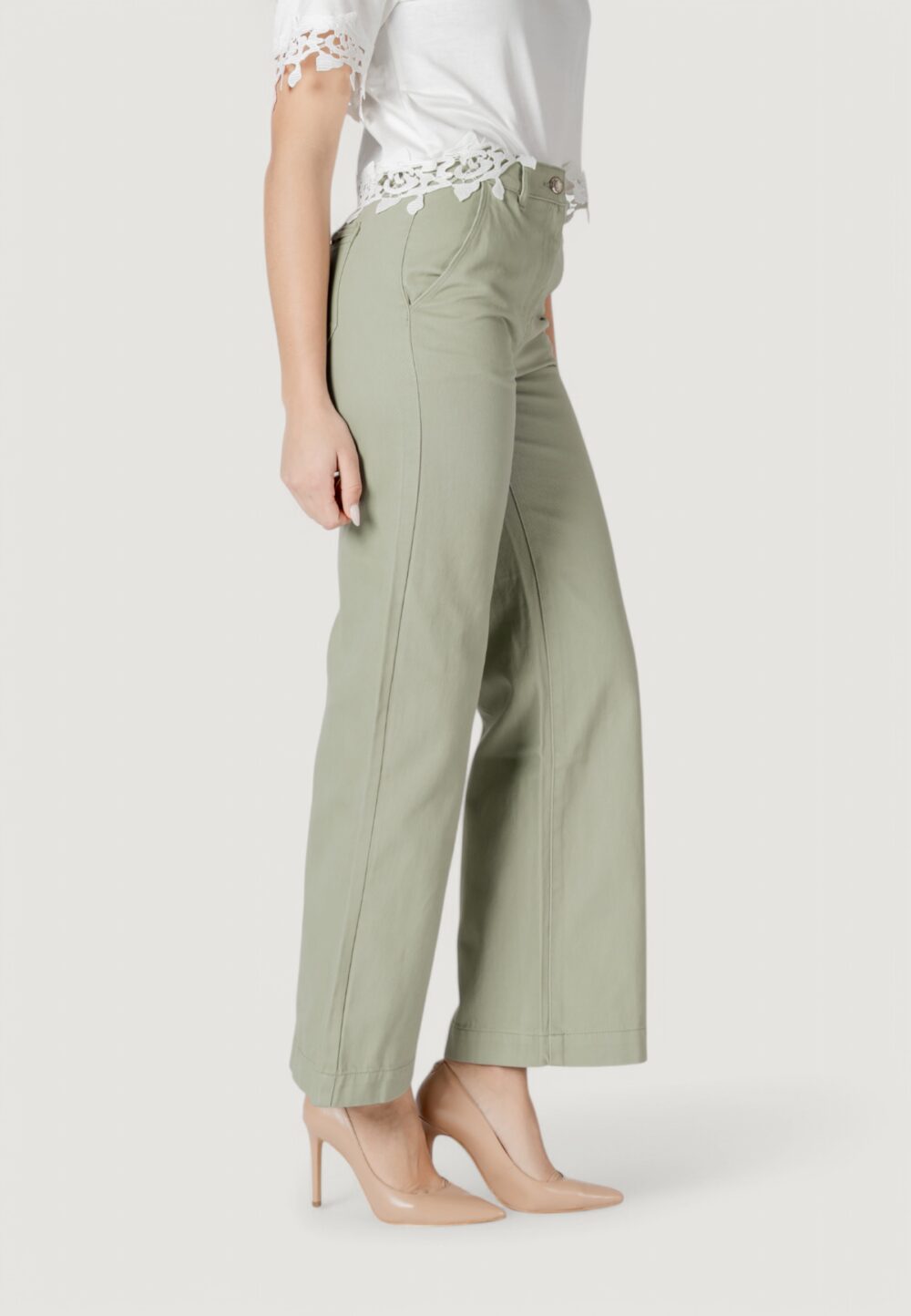 Jeans larghi Morgan De Toi Verde - Foto 3