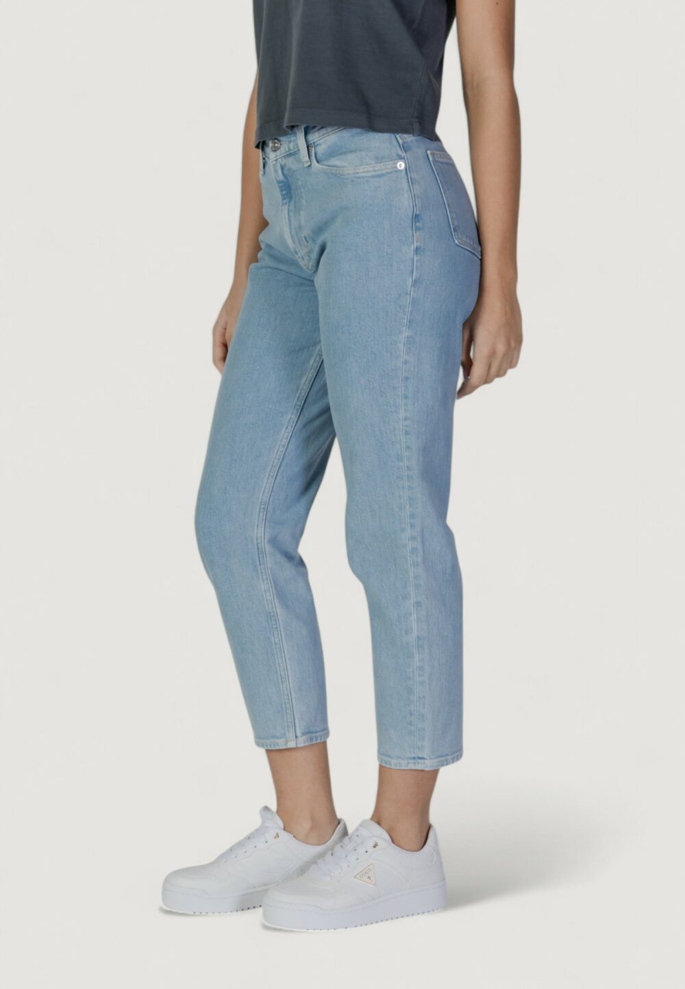 Jeans mom Calvin Klein Jeans mom Denim chiaro - Foto 1