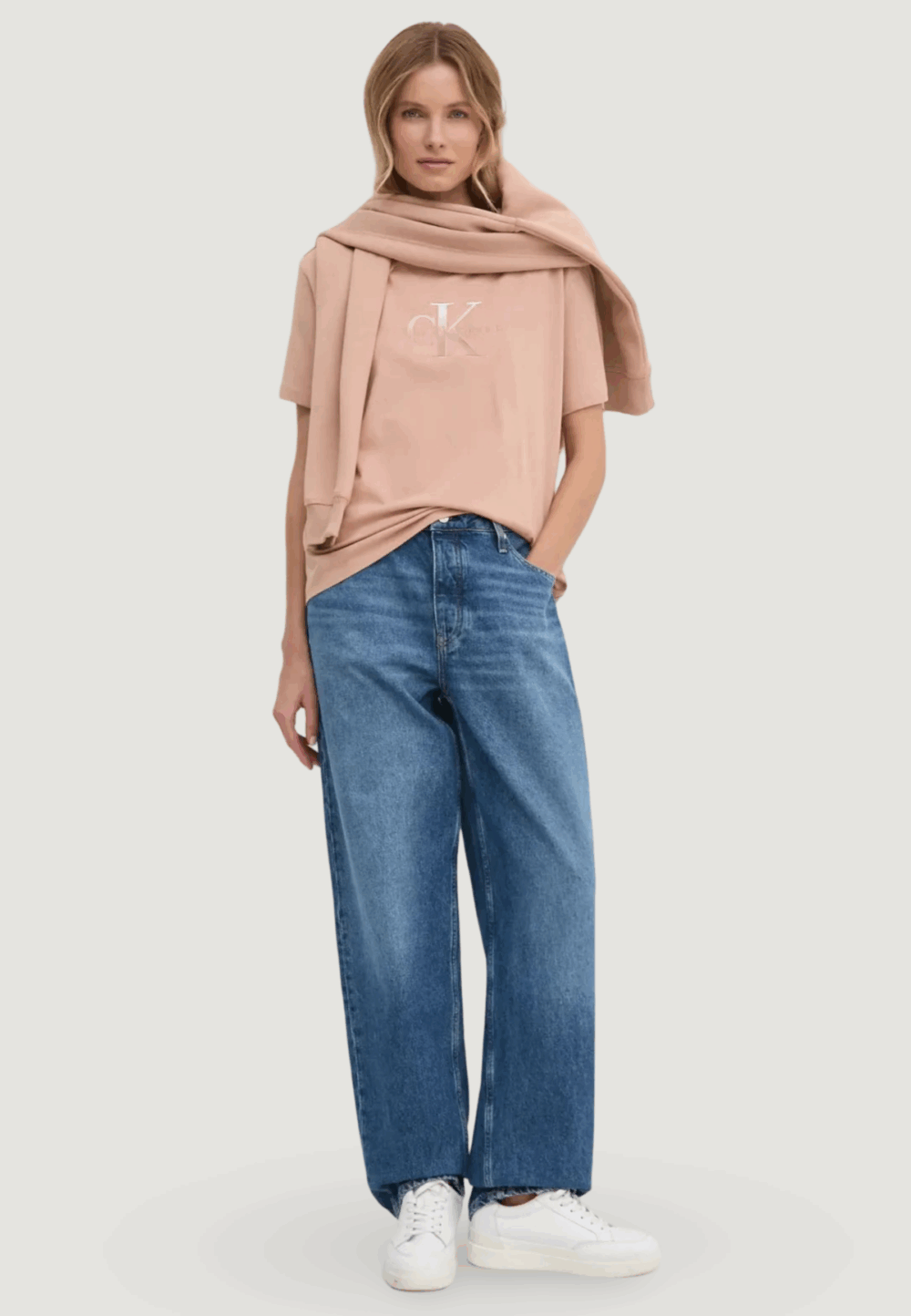 Jeans mom Calvin Klein Jeans 90's loose Denim scuro - Foto 2