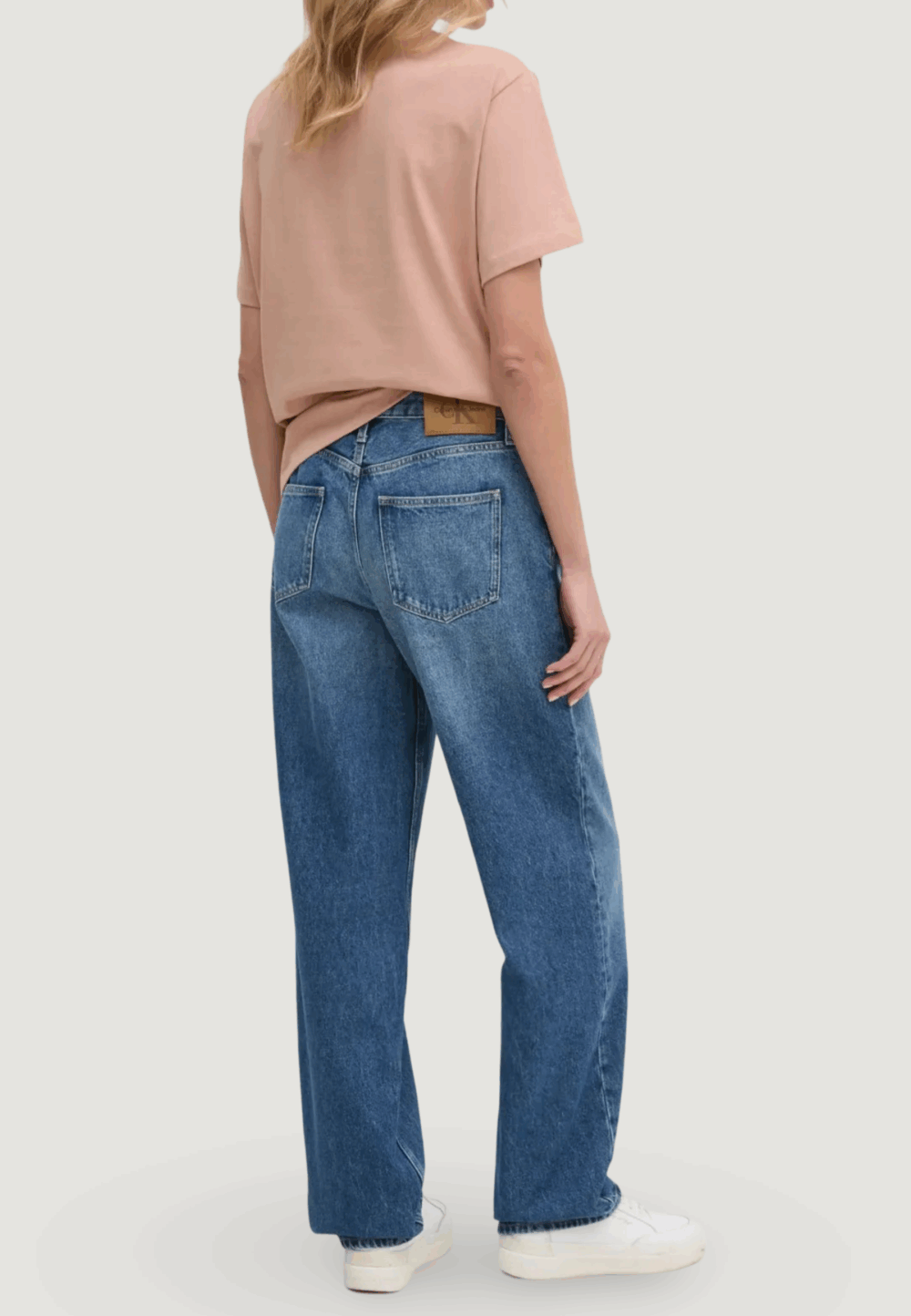Jeans mom Calvin Klein Jeans 90's loose Denim scuro - Foto 3