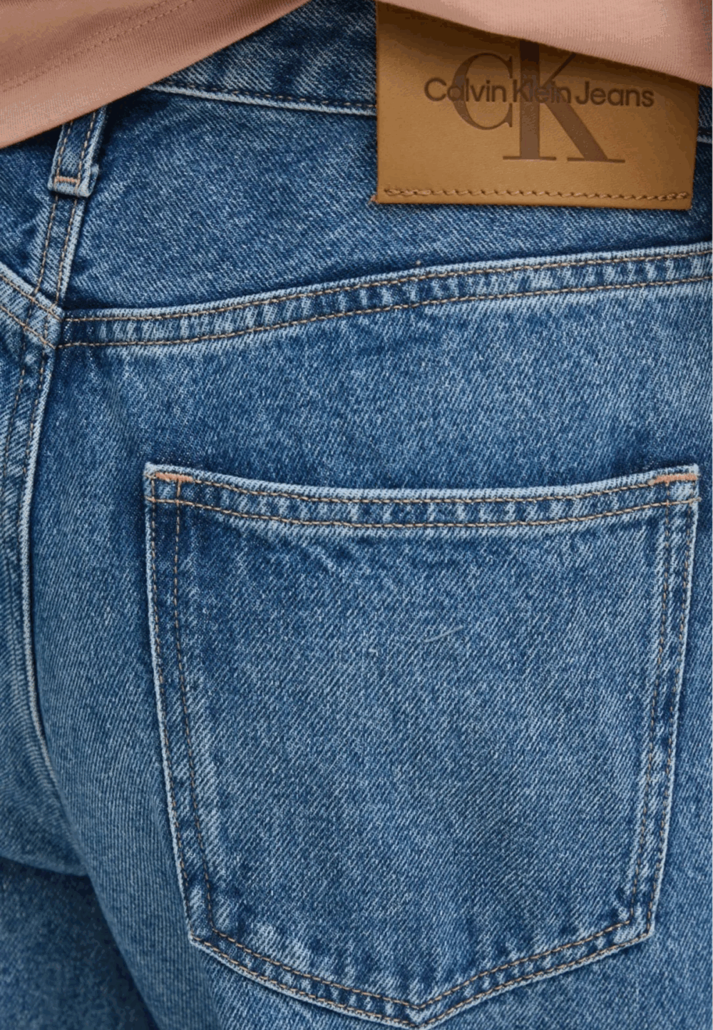 Jeans mom Calvin Klein Jeans 90's loose Denim scuro - Foto 4