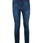 Jeans mom Elisabetta Franchi Blu - Foto 1