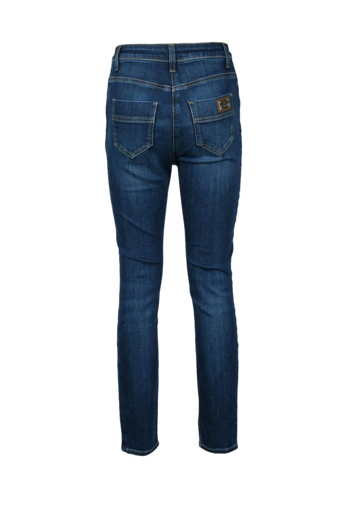 Jeans mom Elisabetta Franchi  Blu