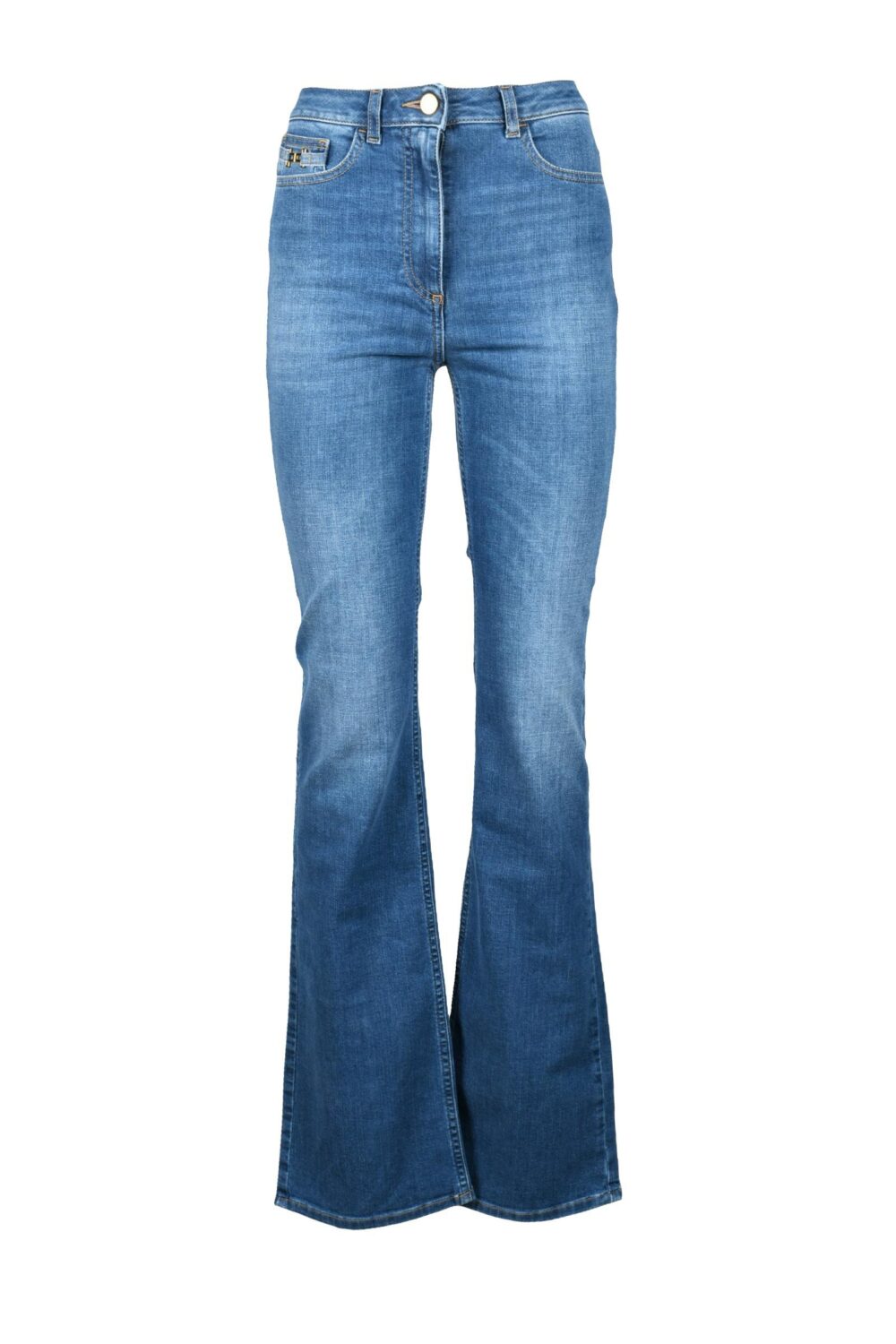 Jeans mom Elisabetta Franchi Blu - Foto 1