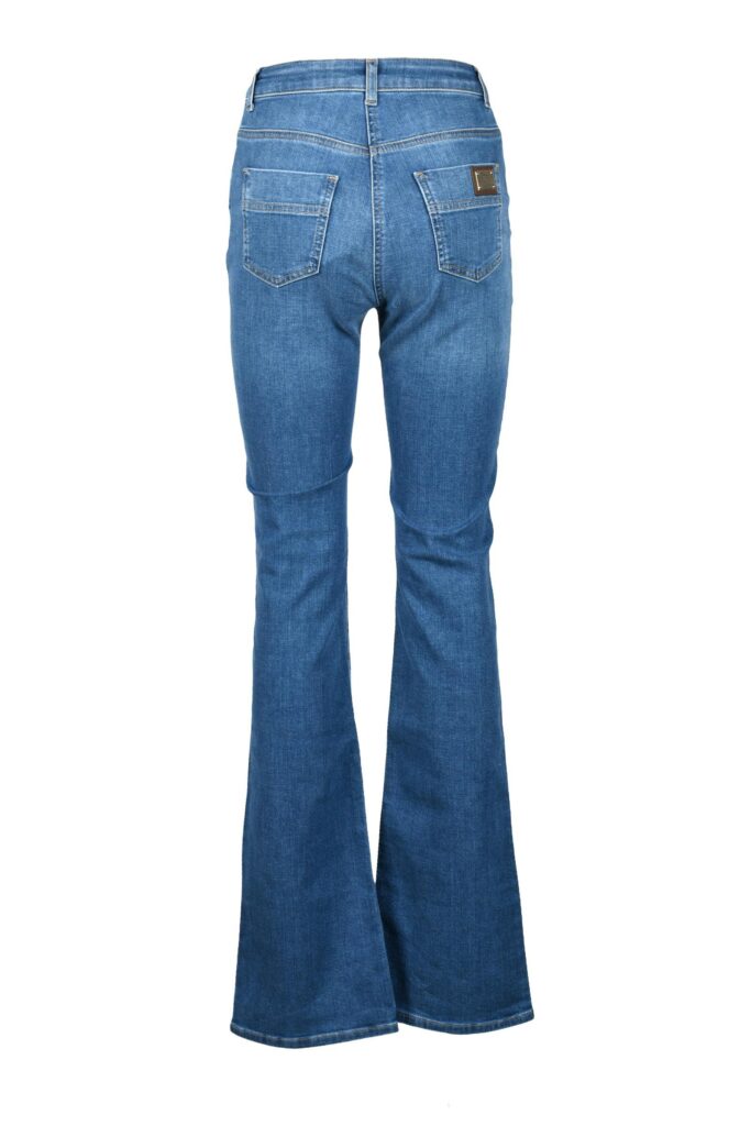 Jeans mom Elisabetta Franchi  Blu