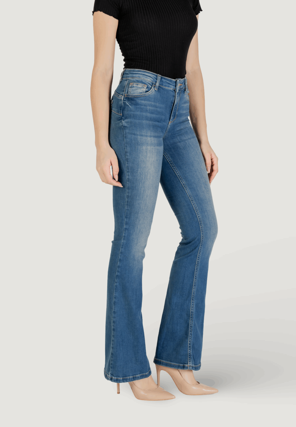 Jeans bootcut Liu-Jo b.up beat h.w. Dark Blue Denim - Foto 4