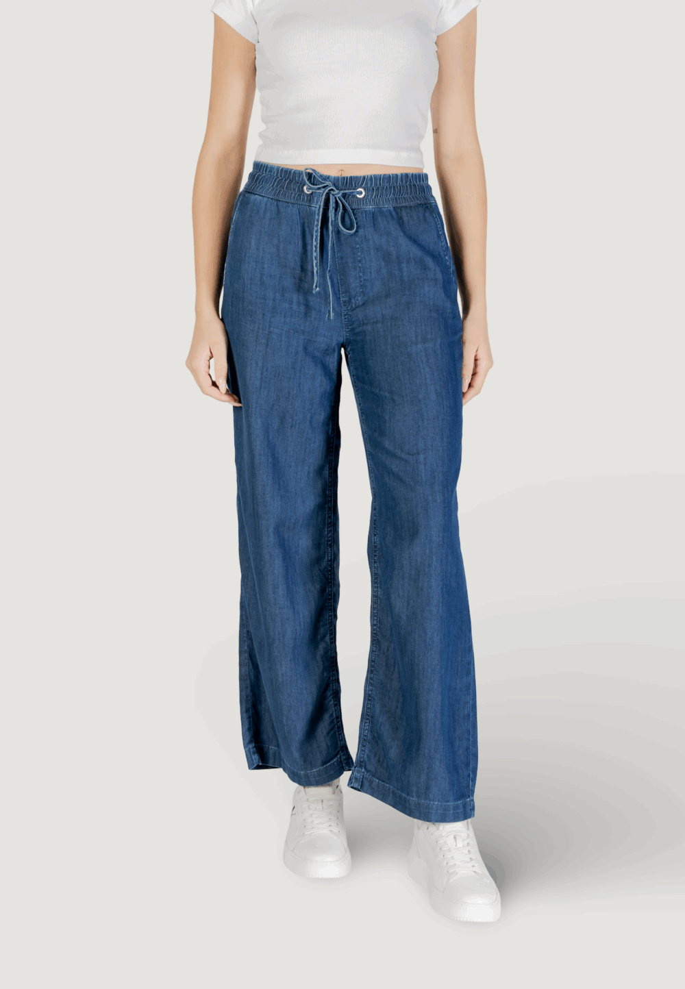 Jeans mom Street One style-wide leg hw Blue Denim Scuro - Foto 1