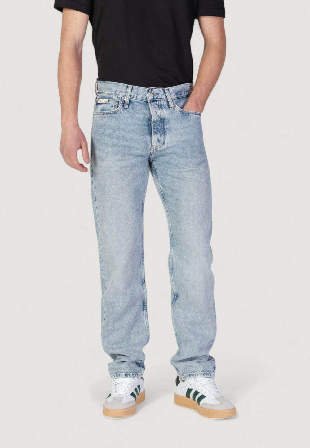 Jeans Calvin Klein Jeans standard straight Denim chiaro - Foto 1