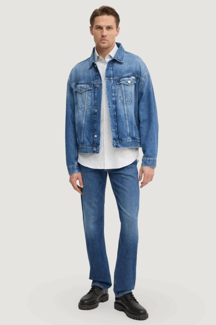 Jeans Calvin Klein Jeans standard straight Denim scuro